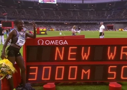 Atletica: Jebet da urlo, è record nei 3000 siepi