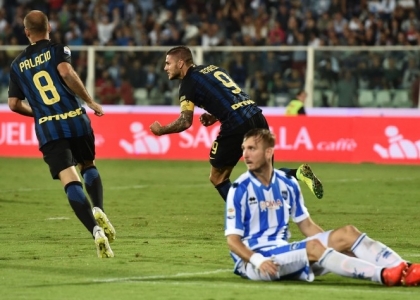 Serie A: l'Inter rimonta con Icardi, Pescara ko al 91'