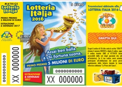 Lotteria Italia 2017: tutti i biglietti vincenti. Diretta