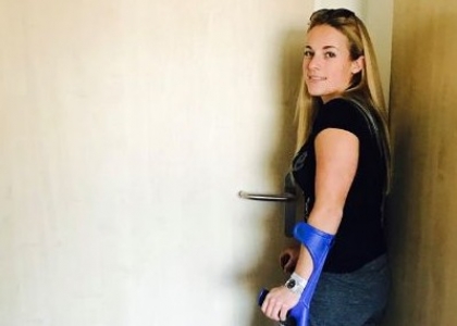 Sci, Lara Gut operata: 