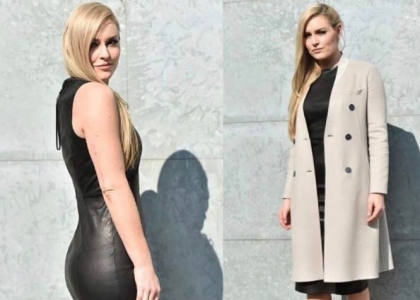 Lindsey Vonn alle sfilate di Armani