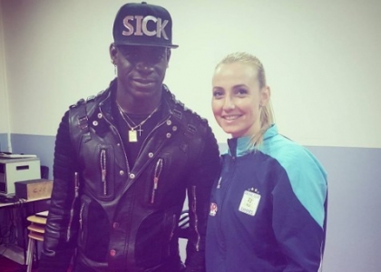 Balotelli e il volley: flirt con Tanja Grbic?