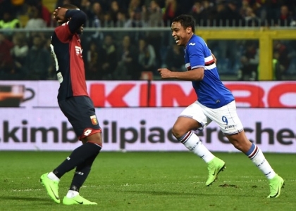 Serie A: derby alla Sampdoria, Muriel stende il Genoa