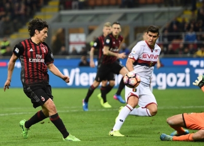 Serie A: Mati gol, il Milan piega il Genoa