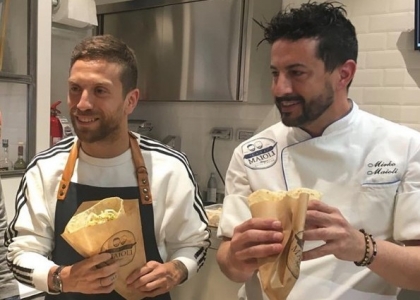 Papu Gomez, piadina speciale per beneficenza