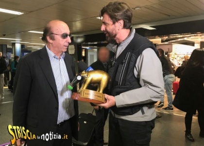 Tapiro d'Oro a Luciano Moggi: 