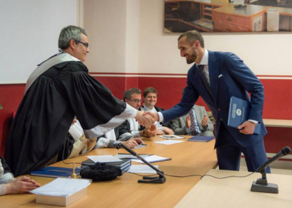 Tesi sulla Juventus, 110 e lode per Chiellini