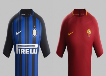 Inter e Roma, svelate le nuove maglie