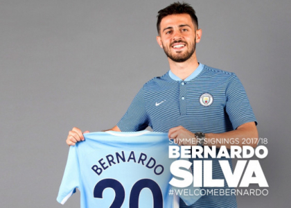 Manchester City: ufficiale il colpo Bernardo Silva