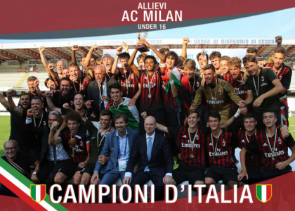 Milan campione d'Italia Under 16, Roma stesa