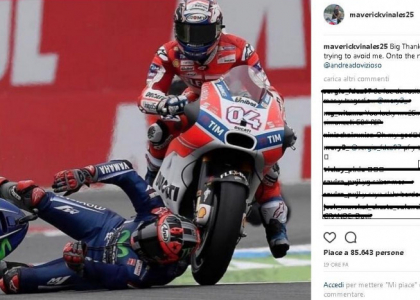 MotoGP, Vinales ringrazia Dovizioso: 