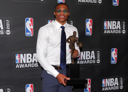 NBA: Russell Westbrook è l'MVP 2016-17