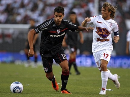 Lamela, striscione Roma