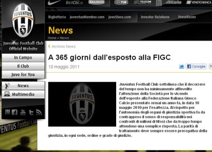 Calciopoli, Juve: 