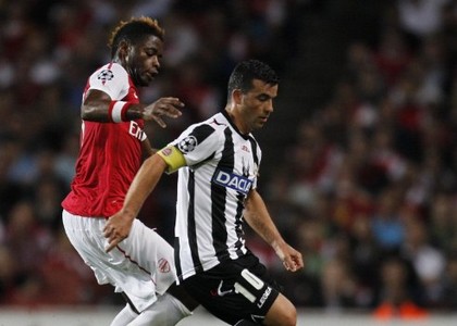 Champions: Udinese-Arsenal 1-2. FINALE