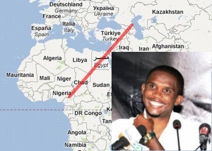 Anzhi: Eto'o a Mosca, in campo già sabato