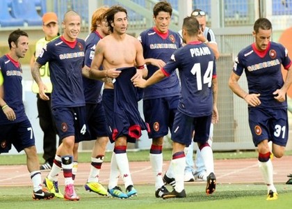 Serie A: Cagliari-Novara 2-1. FINALE