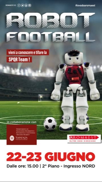RomaEst e la Sapienza insieme per Football Robot