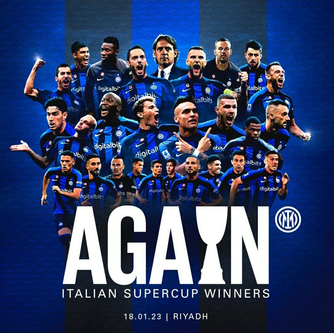 L'Inter vince la Supercoppa 2023!