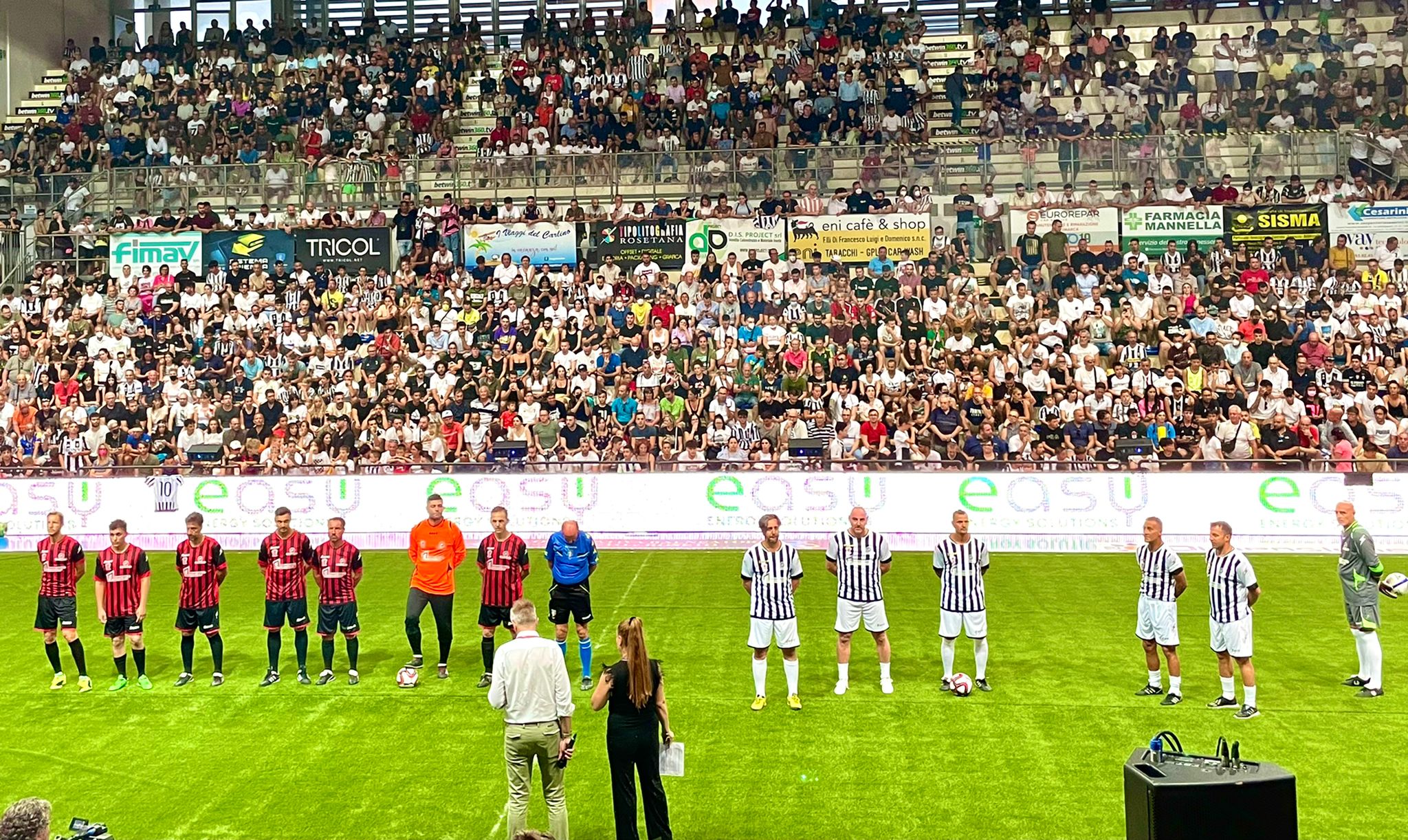 Milan-Juventus Legend, spettacolo a Roseto degli Abruzzi