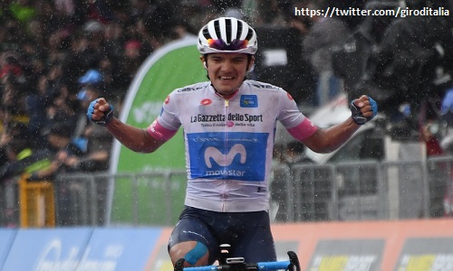 Giro d'Italia, boom Carapaz: è sua la maglia rosa dopo Courmayeur