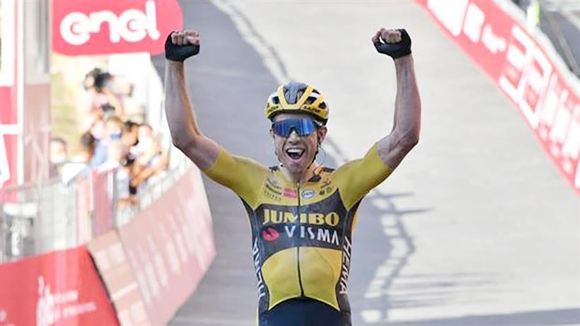 Amstel Gold Race 2021, vince Van Aert davanti a Pidcock