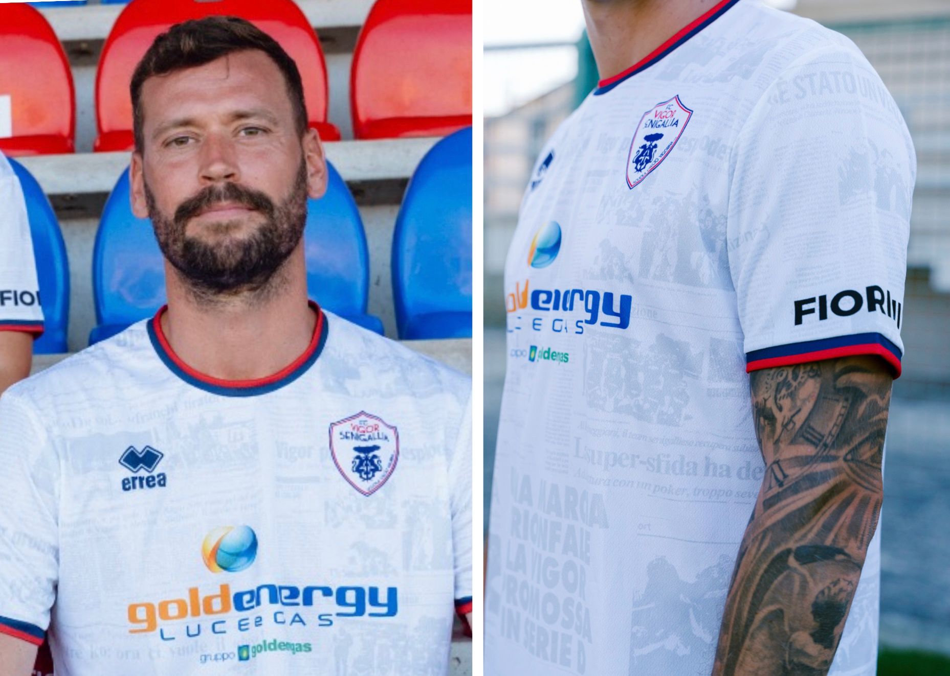 Quella maglia unica: la Vigor Senigallia presenta una divisa da gioco inedita in Italia