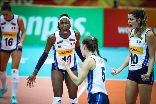 Mondiale volley femminile, l'Italia batte 3-1 la Russia e vola alla final six