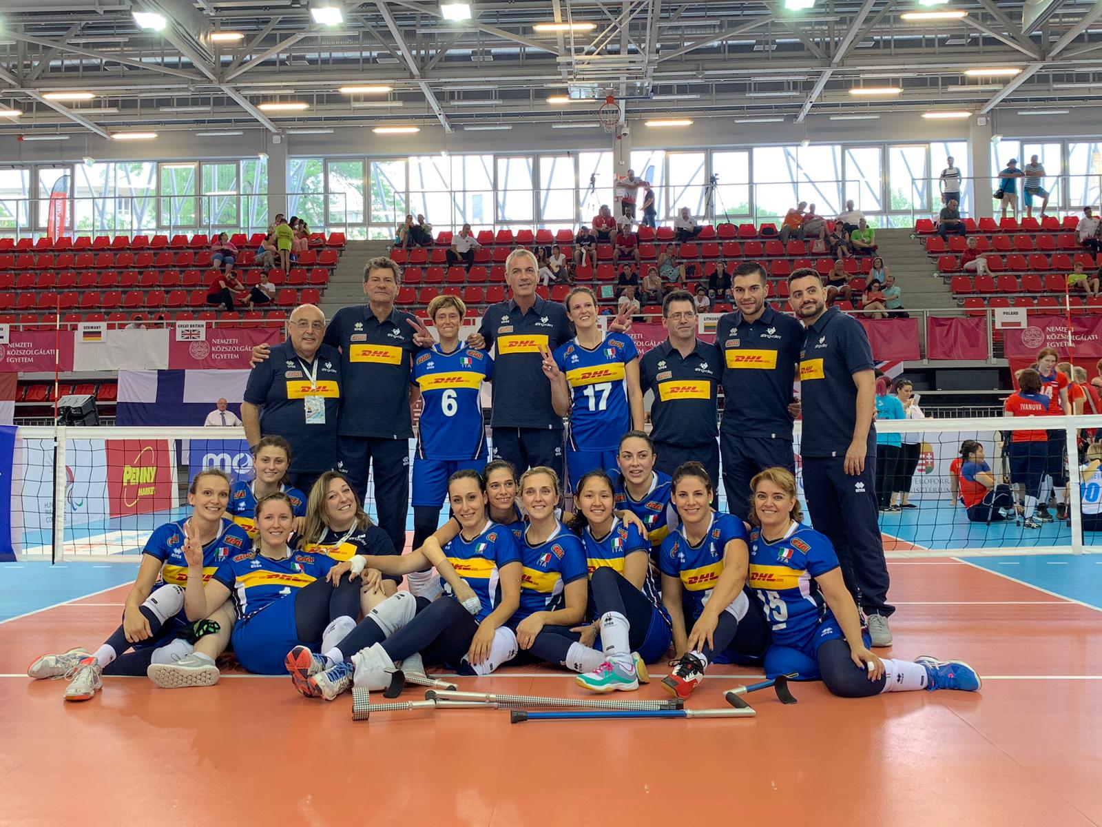 Sitting Volley, Europei: medaglia d'argento per l'Italia femminile